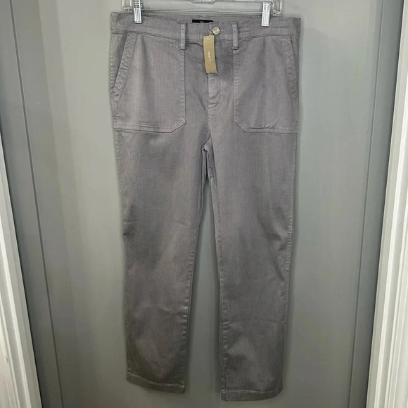 J. Crew Vintage Straight Cargo Pants Size 31 Gray Slate Jeans - Picture 2 of 7